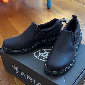 Ariat Women's Dark Brown Traverse Slip-On Loafers Size 9